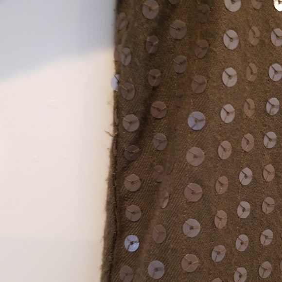 Anthropologie Maeve sequined button down shirt- XS - Picture 5 of 8